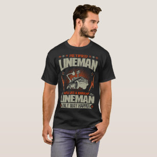 Pensionierter Störungssucher mögen gerade eine T-Shirt