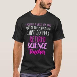 Pensionierter Wissenschaftslehrer Schulrenteneintr T-Shirt