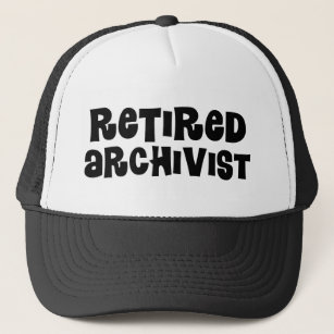 Pensioniertes Archivar-Geschenk Truckerkappe