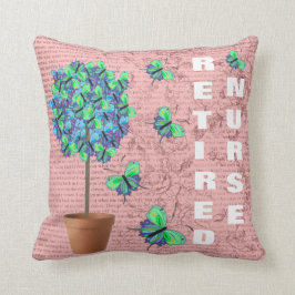 Pensioniertes Krankenschwester-dekoratives Kissen