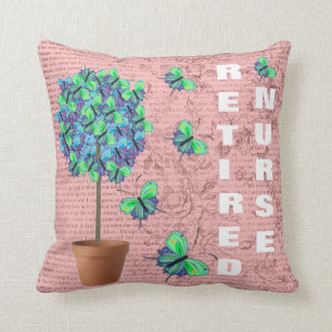 Pensioniertes Krankenschwester-dekoratives Kissen