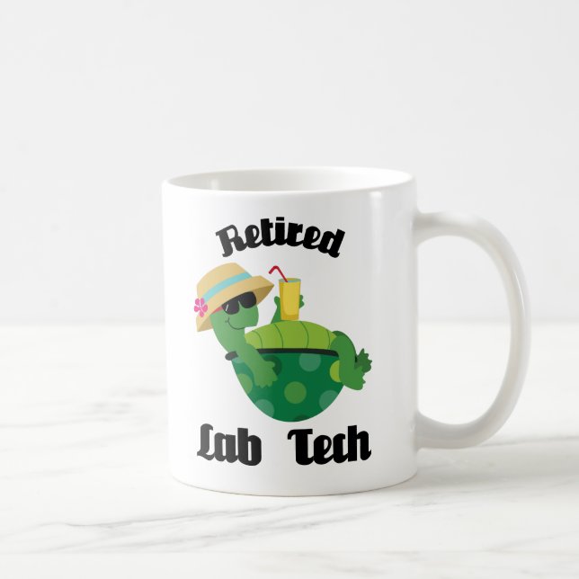 Pensioniertes Labradortech-Geschenk Kaffeetasse (Rechts)