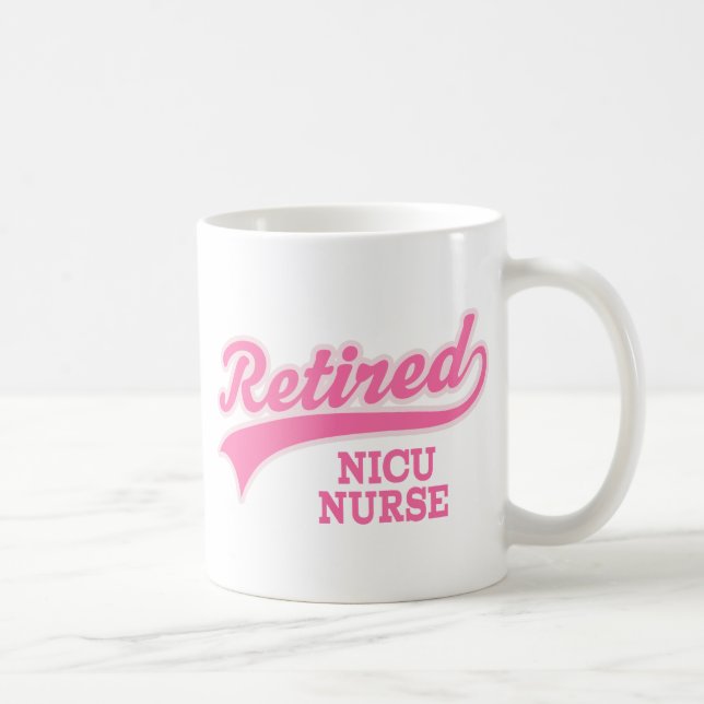 Pensioniertes Nicu Krankenschwester-Geschenk Kaffeetasse (Rechts)