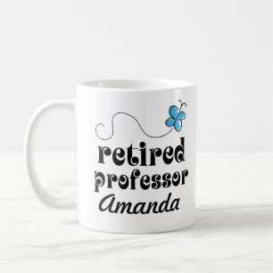 Pensioniertes personalisiertes Geschenk Professors Kaffeetasse