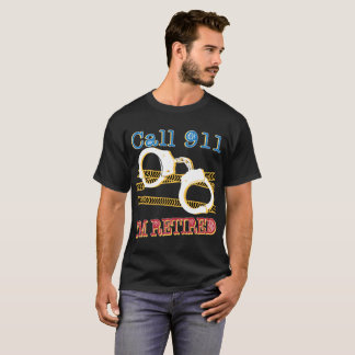Pensioniertes Polizist-Polizei-Offizier-lustiges T-Shirt