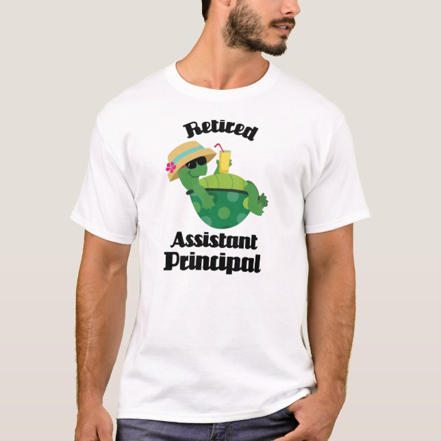 Pensioniertes Schuldirektor-Geschenk T-Shirt (Vorderseite)