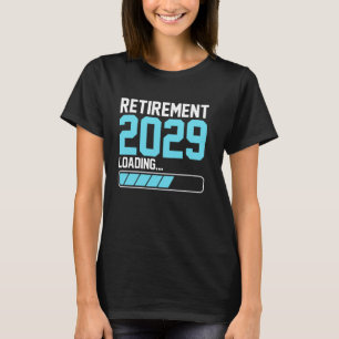 Pensionierung 2029 Loading Funny Retiring Remüde M T-Shirt
