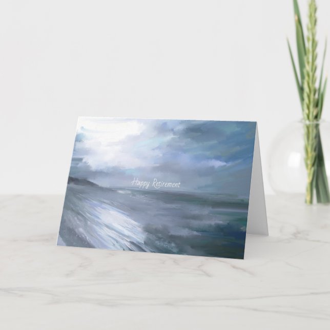 Pensionskarte für Strandwanderkarten Karte (Vorderseite)