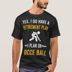 Pensionskasse Bocce Ball Bocci Bocci T-Shirt