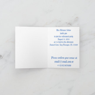 Pensionskatze Party Einladung Ingwerkatze Schlafsa