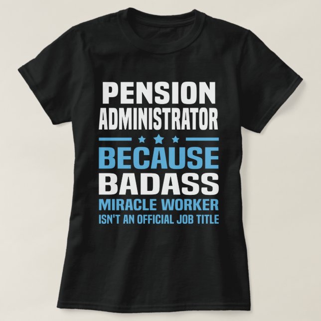 Pensionsverwalter T-Shirt (Design vorne)