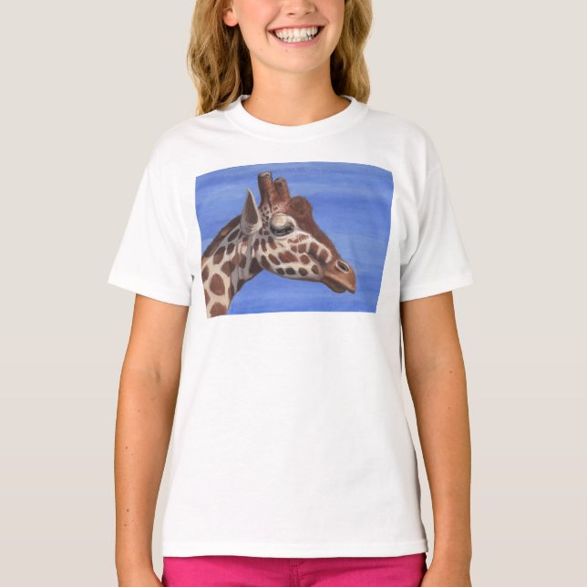 Pensive Giraffe T-Shirt (Vorderseite)