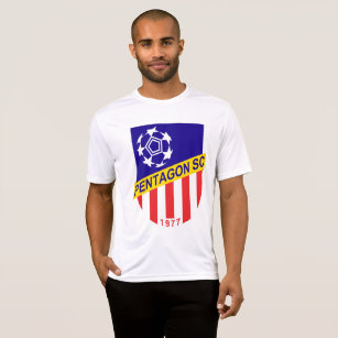 Pentagon-Fußball-Verein-Praxis-Shirt T-Shirt