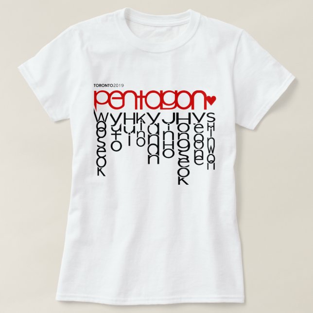 Pentagon Toronto 2019 T-Shirt (Design vorne)