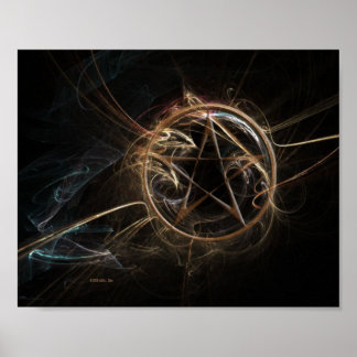 Pentagram 8" x 10" Print Poster