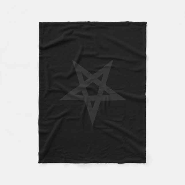 Pentagram Fleecedecke (Vorderseite)