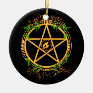 Pentagram Ministerin des Vernichtungsdenkmals Weih Keramikornament