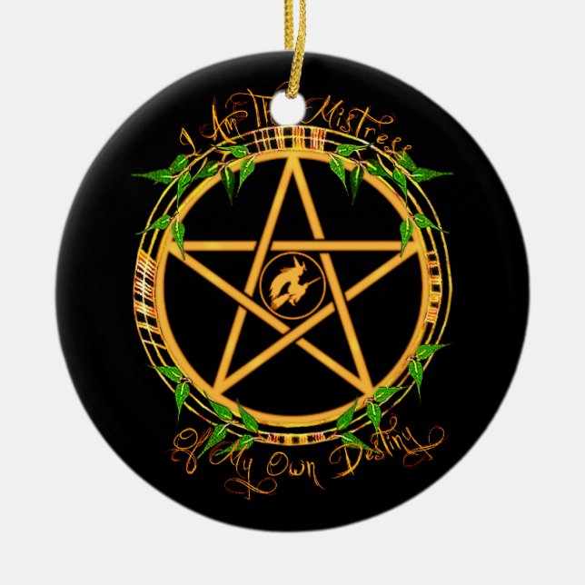 Pentagram Ministerin des Vernichtungsdenkmals Weih Keramikornament (Vorne)
