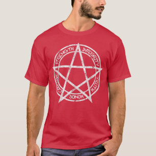 Pentagram Pentagramm erschüttert Wiccan Pagan Wicc T-Shirt