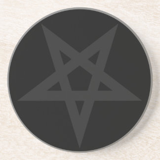 Pentagram Sandstein Untersetzer