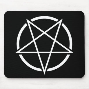 Pentagram (weißes) No.1 Mousepad