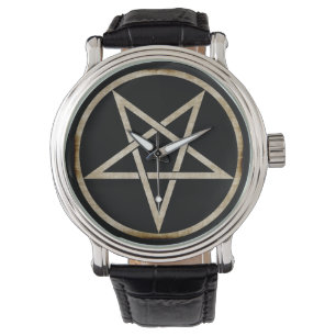 Pentagramm Armbanduhr