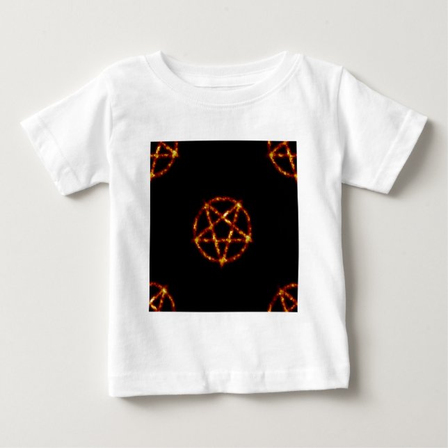 Pentagramm Baby T-shirt (Vorderseite)