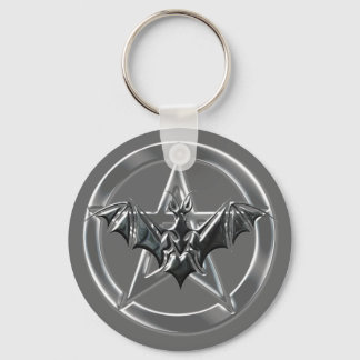 Pentagramm Bat Schlüsselanhänger