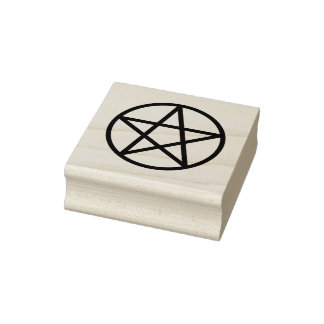 Pentagramm Briefmarke Gummistempel