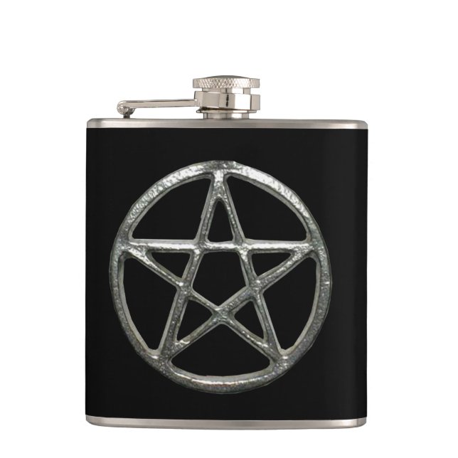 Pentagramm Flask Flachmann (Vorderseite)