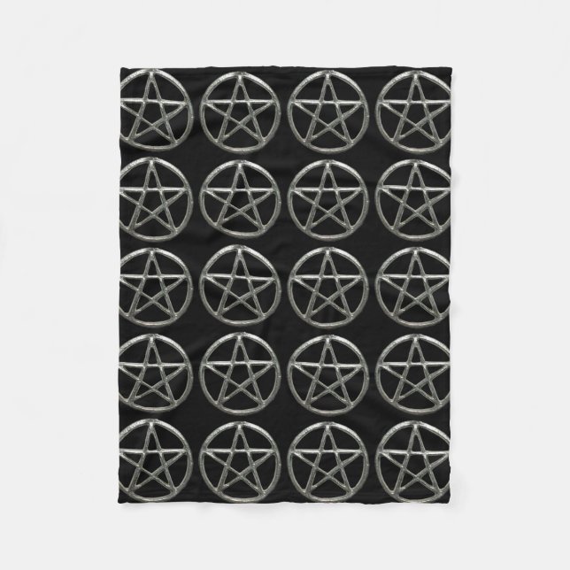 Pentagramm Fleece Blanket (Vorderseite)