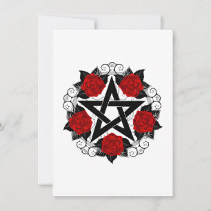 Pentagramm mit Rote Rosen Ankündigung