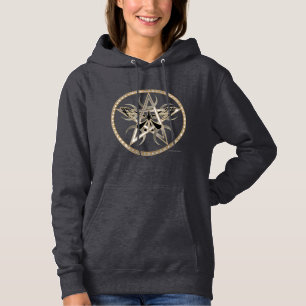 Pentagramm Moons Ladys Hoodie