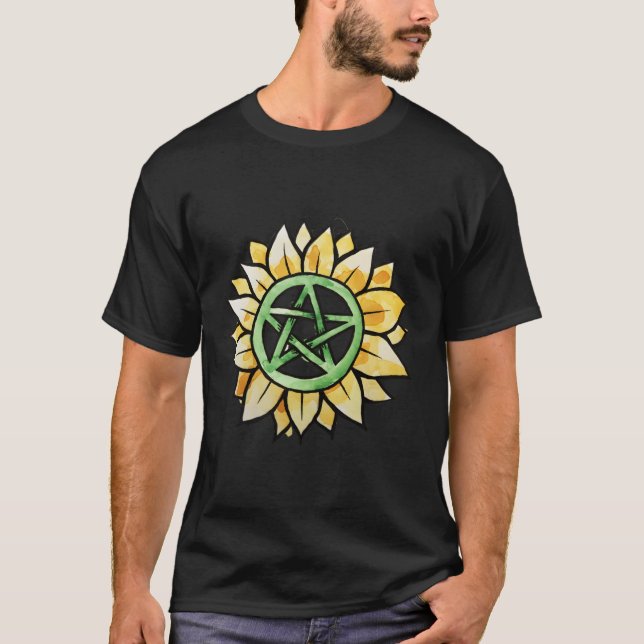 Pentagramm Pagan und Wiccan T-Shirt (Vorderseite)