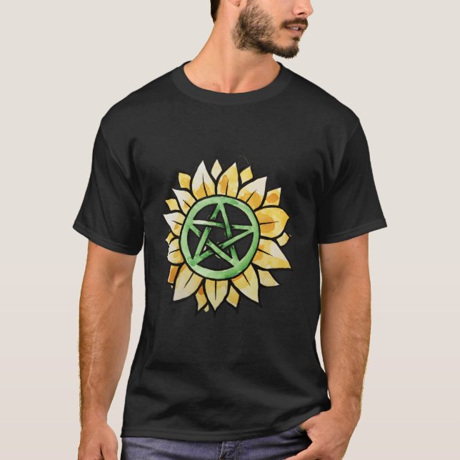Pentagramm Pagan und Wiccan T-Shirt (Vorderseite)