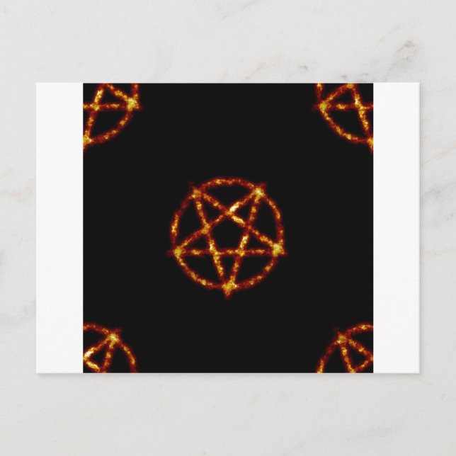 Pentagramm Postkarte (Vorderseite)