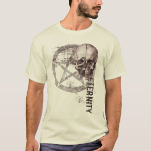 Pentagramm-Schädel T-Shirt