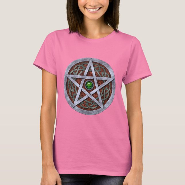 Pentagramm-Symbol-T - Shirt (Vorderseite)