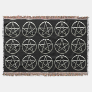 Pentagramm Throw Blanket Decke