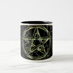 Pentagramm-Trinkbehälter Zweifarbige Tasse