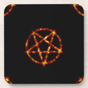 Pentagramm Untersetzer