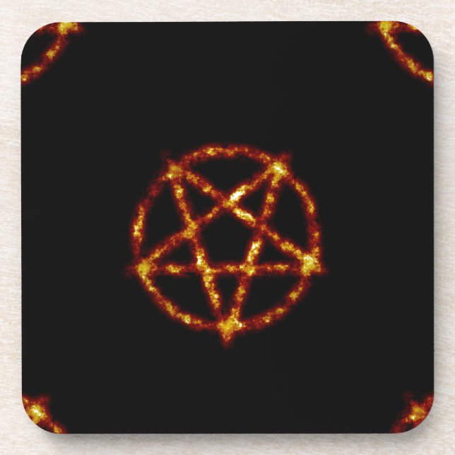 Pentagramm Untersetzer (Vorderseite)