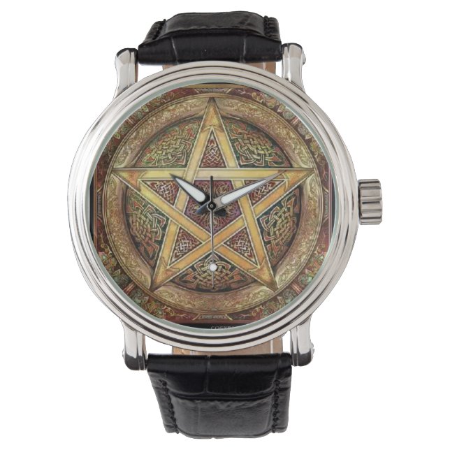 Pentagramm Watch Armbanduhr (Vorderseite)