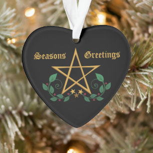 Pentagramm Witchy Wicca Ornament