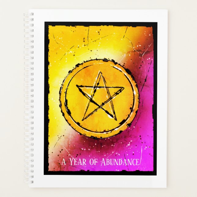 Pentagramme 12 Monate Planer (Vorderseite)