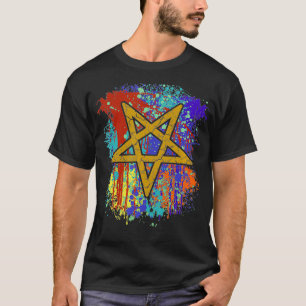 Pentagramme, teuflische satanische Designs und Ges T-Shirt