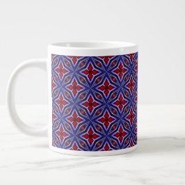 Pentas auf Lila Jumbo-Tasse