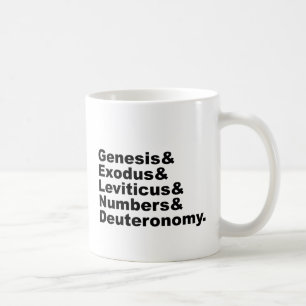 Pentateuch  Genesis Exodus Leviticus Numbers ... Kaffeetasse