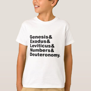 Pentateuch Genesis Exodus Leviticus Zahlen ... T-Shirt