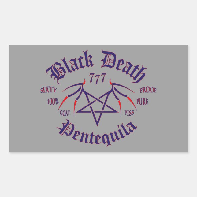 Pentequila Rechteckiger Aufkleber (Vorderseite)